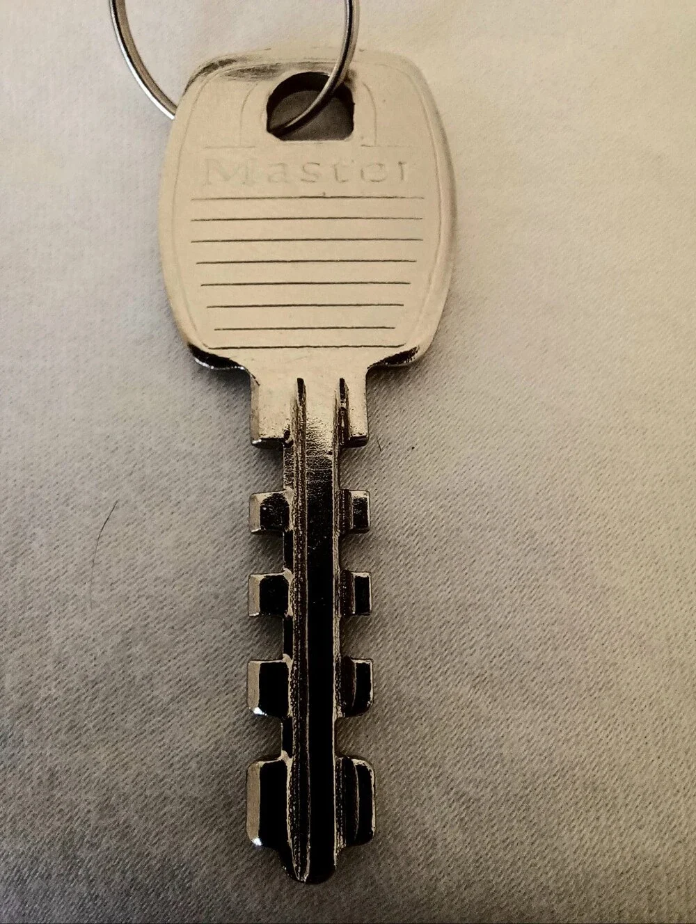Master Lock Laminated Steel Warded Padlock with Key